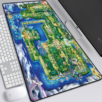 Po Ke Meng Lets Go first generation map Pikachu mouse pad animation cartoon Home Office Desk pad