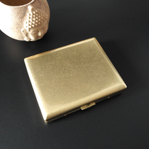 Cool treasure brass knurled craft ancient manufacturing cigarette case retro ultra-thin 9 pieces 12 pieces portable variety of mens gifts
