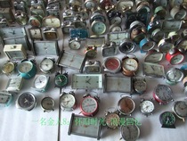 Old objects Old-fashioned alarm clock Antique small alarm Mechanical clockwork Old alarm clock display decorative props collection