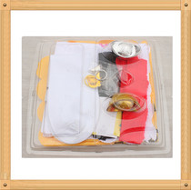 Shroud belt leg with mouth Bell gold silver ingot handkerchief jewelry bag burial supplies urn casket shroud