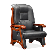 Bull Leather Class Chair Fashion Big Meeting Chair Genuine Leather Luxury guests chair Reception chair Negotiations chair boss chair fixed foot