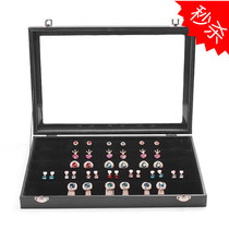 Cover earrings jewelry storage box jewelry box jewelry box hook earrings props can be put 40 pairs