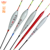Crown label Bacrosse floating crucian carp drift thick tail comprehensive fishing fish float buoy fishing gear fishing gear fishing