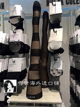 (Spot)Calzedonia womens black fishnet stitching pantyhose fashion street shot leg socks