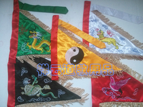 Taoist supplies Five elements flag Qinglong white tiger Suzaku Xuanwu Emperor five beast order flag Five party flag Five camp flag