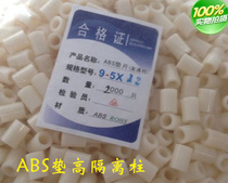 ABS Plastic Cushion Column Round Body Isolated Column Round Hole Sleeves Nylon Cushion Post M5 Series Gaskets (1000) Package