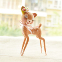 Qianying wool felt poke novice material bag handmade diy deer cute Mori female elegant Elk
