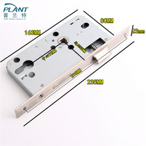 Stainless steel lock body fireproof door lock body lock fitting European Label fire lock body lock tongue lock core 55 * 72