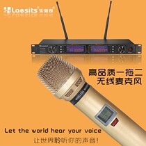 Capacitive wireless microphone one for two professional U-segment K-song KTV karaoke microphone performance microphone