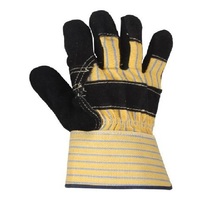 Labor Insurance 10-1206 Cattle Two-story Neck Leather Palm castings welterwork Handling gloves Wietsee gloves