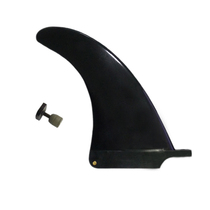 High-quality plastic tail rudder Surfboard tail rudder FCS 6 5 completely black 6 5 inches