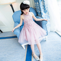 Girls Dresses summer 2021 new 3 foreign princess dresses 4 childrens summer girls skirts summer tide 12-year-old