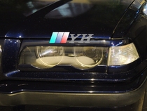 Suitable for carbon fiber BMW 92-98 3 series E36 325i 323i 320i 328i M3 lower lamp eyebrow