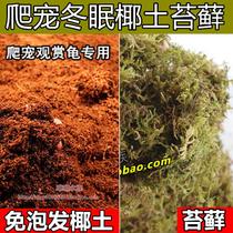 Turtle hibernation transport cushion Moss moisturizing reptile turtle sterile soil cushion Tortoise hibernation coconut soil