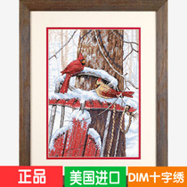 Book American imported DIM cross stitch 70-08837 line embroidered European embroidery animal living room bedroom study