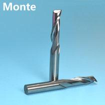 6MM single-edged spiral milling knife density board solid wood particleboard hollow knife acrylic engraving machine tool