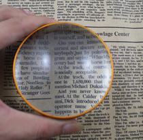 75MM gold metal town magnifying glass desktop decoration magnifying glass papilage magnifying glass reading mirror