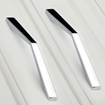 Yuhuazawa modern simple cabinet door handle cabinet drawer cabinet drawer cabinet shoe cabinet door handle armrest 96-hole distance