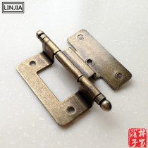 青古铜仿古衣门橱柜门书柜门铰链异型子母合页古典家具五金配件