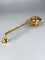 Tang secret dharma device Dongmi Dharma device Shingon Dharma device Esoteric Dharma device Gold-plated handle incense burner Gold-plated Ruyi five-wheeled tower furnace