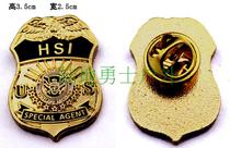 Military fans United States HSI Secret Service Chest Badge Badge Badge Badge badge Recognition Chapter Metal Badge Label rank