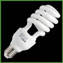 E27 Screw Three Color Energy Saving Lamp Fluorescent Lamp 220V Light Spiral Light White Yellow Light