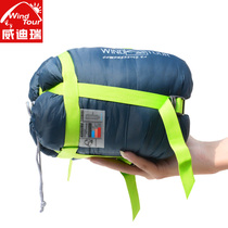 Outdoor portable spring summer travel cotton sleeping bag envelope type adult portable sleeping bag