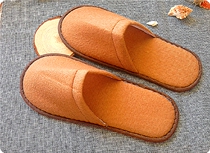Hotel supplies disposable slippers custom Guesthouse room plush cotton slippers can be customized to spot