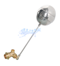 Fully automatic water level control valve water tank floating ball valve ceramic sheet copper core quick open type brass floating ball valve