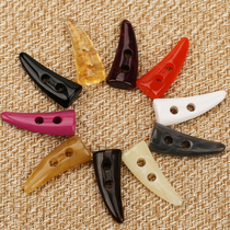 Button Horn Buckle Coat Coat Resin Button Sweater Fashion Trench Womens Long Dress Button