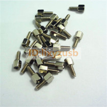 VGA serial port DB9 25 hexagon nut Graphics card baffle screw Inch screw Nut screw 5 7MM100