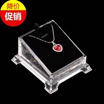 Transparent acrylic tiger feet black and white double-use pendant necklace display jewelry display props