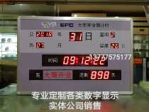 Project completion LED digital electronic countdown card shopping mall opening days countdown digital display