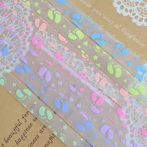 Full little feet luminous stars DLY lucky star wishing star origami handmade origami material