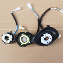 Motorcycle headlight head moped Fuxi Qiaoge imitation ghost fire heroic 50 princess 100 headlight head lamp seat cap