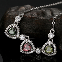 7 New Years Eve lover gift to girlfriend natural Beatrix necklace pure silver ornament lock bone chain temperament neck chain 2022 new