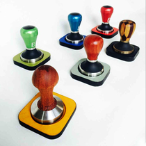 Powder hammer pad powder Press pad Italian coffee press protection leather pad pure cowhide handmade multi-color options