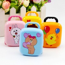 Learn stationery wholesale children's small gifts creative stationery pull rod luggage bag shape eraser student prizes