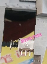 High quality A03 straight key switch PS-22F02 six-legged lock lock switch Red button piano key switch