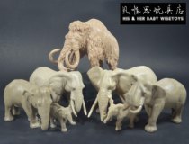 Single sale of Asian Elephant African Elephant 2015 new export German foreign trade bulk imitation animal white molds