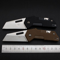 Three-edged wood 7042 multi-functional outdoor survival knife folding knife folding knife Camping self-defense portable knife saber