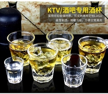 TEMPERED GLASS WESTERN WINE GLASS SMALL WINE GLASS ONE CUP HOUSEHOLD WHISKY BAR CUP OCTAGONAL CUP 100ML