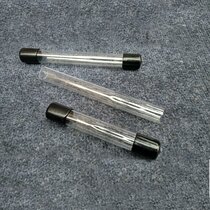 Transparent tube with cover transparent hard tube plastic tube PC tube cargo packaging inner diameter 18 outer diameter 20