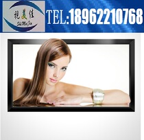 100-inch Shimeijia white plastic glass bead picture frame Screen Projector screen Projector screen 4:3 gold leaf