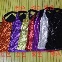 DS new rhinestone sequins small vest small Suspender top costume stage costume