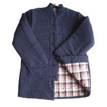 Chinese style traditional cotton mens Tang suit padded jacket thickened handmade old coarse cloth winter buckle mens cotton suit