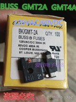 BK GMT-2A BK GMT-4A BUSSMANN Fuse Fuse Tube 125V AC 60vdc