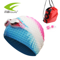 Phipps ladies suit swimming glasses cool electroplated waterproof anti-fog high-definition myopia goggles waterproof ear protection swimming cap