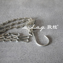 OLVY Euler Flowerpot Garden garden accessories three-headed iron chain metal chain strap adhesive hook 5 sets