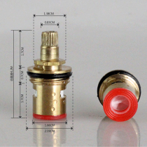 Single cold faucet ceramic spool faucet handle triangle valve copper spool quick open ceramic spool faucet accessories